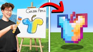 Any Item I Paint in Real Life I Get in Minecraft [upl. by Rubie]