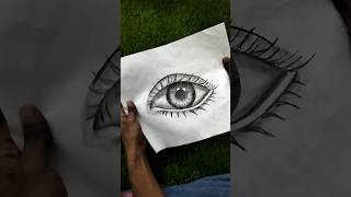 Realistic eye sketch  incredible  trending  YouTube short  viral video [upl. by Iccir]