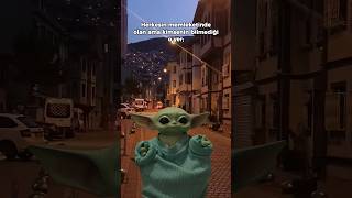 Baby Yoda kimsenin bilmediği o yer 🤔  Baby Yoda babyyoda [upl. by Pauline]