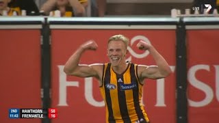 AFL 2014 Round 3  The GF Rematch Hawthorn highlights vs Fremantle [upl. by Ras]