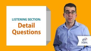 TOEFL iBT Listening Questions  Detail │ Inside the TOEFL Test [upl. by Aihsenyt585]