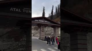 ￼At Atal Tunnel Rohtang lI manali reels viral view trending rohtangpass [upl. by Stannwood]