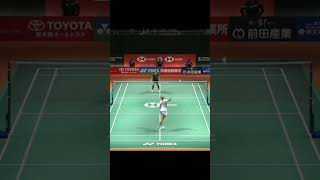 Short service deceptionBadmintonFlick serviceShorts [upl. by Franni]