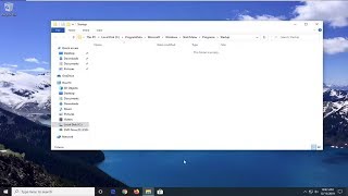 How to Find the Startup Folder in Windows 10 Tutorial [upl. by Verile356]