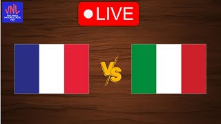 Live France vs Italy  FIVB Volleyball Nations League 2024  Live Play By Play Scoreboard [upl. by Elish]