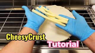 Pizza CheesyCrust Margherita Tutorial ☑️ dominos subscribeasmr [upl. by Radie423]