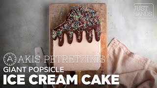 Giant Popsicle Ice Cream Cake  Akis Petretzikis [upl. by Esojnauj653]