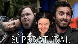 AN SPN CONVENTION  Supernatural  5x09 quotThe Real Ghostbustersquot reaction [upl. by Farlay]