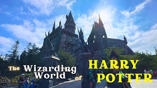 Wizarding World of Harry Potter at Universal Studios  Walk Tour  Hollywood [upl. by Tippets]