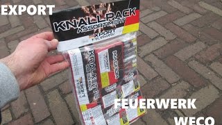 Export Feuerwerk Weco Knallpack Assortiment NLVuurwerk [upl. by Alves]