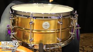 Dunnett Classic 14 x 65 Model 2N Antique Brass Snare Drum [upl. by Nosnevets]