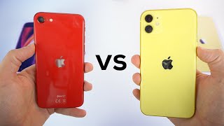 iPhone SE 2020 vs iPhone 11 ¿Cuál comprar [upl. by Lekcar548]