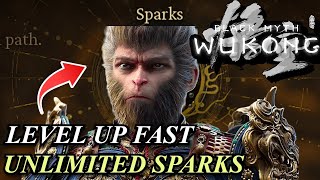 FARM GUIDE THE ONLY WAY TO LEVEL UP FAST AND GET UNLIMITED SPARKS in Black Myth [upl. by Lessirg813]