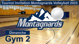 Gym 2 Dimanche Tournoi invitation Montagnards Volleyball 2023 [upl. by Elimay124]