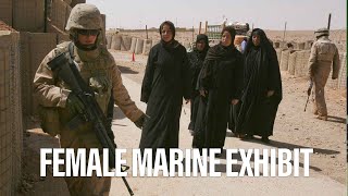 New museum exhibit highlights female Marine teams [upl. by Ayim389]