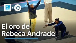 Rebeca Andrade hizo historia para Brasil en París 2024 [upl. by Freemon]