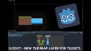 Godot  New Tileset node The Tile Map Layer Godot 43 [upl. by Assiren848]