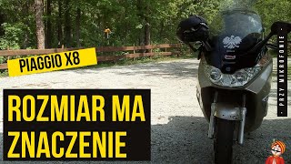 Jaki skuter 125 cm3 kupić Recenzja maxi skutera Piaggio x8 [upl. by Ottillia140]