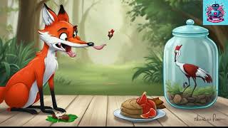 play super simple poems l Bedtime Stories for Kids in English l The Fox and Crane poem [upl. by Lirba525]