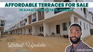 AFFORDABLE TERRACES IN AJAH LAGOS NIGERIA  Romax Estate [upl. by Attiuqihc]