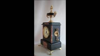 empire French marble clock two colored [upl. by Corron]