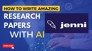 How To Write Research Articles with the help of AI  Jenni AI [upl. by Anej320]