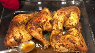 The BEST Oven Baked Chicken Quarters [upl. by Nomed]