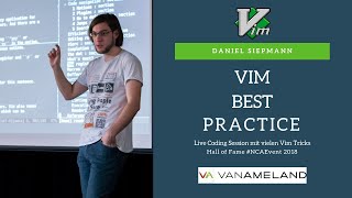 Vim Tricks Live Coding auf Deutsch mit Daniel Siepmann [upl. by Sandell]