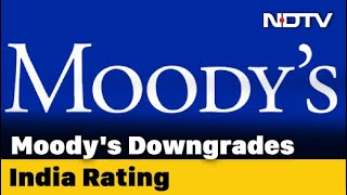 Moodys Downgrades Indias Sovereign Rating Maintains Negative Outlook [upl. by Adnohsat]