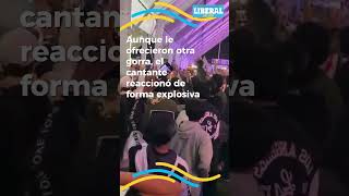 Dani Flow detiene concierto por robo de gorra y lanza fuerte amenaza [upl. by Hylan]