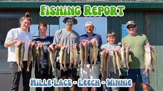 Minnesota Fishing Report  Mille Lacs Lake Leech Lake and Lake Winnie 091924 [upl. by Benedick]