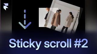 Framer for Starters  Sticky scroll animation in less than 5 mins [upl. by Eliathas]