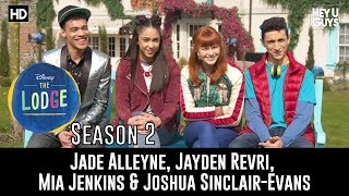 Jade Alleyne Jayden Revri Mia Jenkins amp Joshua SinclairEvans  The Lodge Season 2 Interview [upl. by Esac]