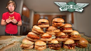 Eating EVERY Sandwich On The Wingstop Menu [upl. by Harvard]