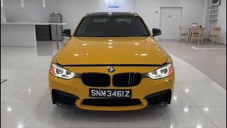 BMW 316I 16 AT ABS HID 2014 Push Start Yellow  SNM3461Z [upl. by Keese377]