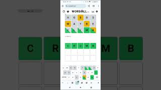 Find ALL the Wordle answers WordALL puzzle for 29 Sep 24 speedsolving puzzlegame [upl. by Khoury]