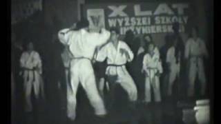 KYOKUSHINshow Andrzej Drewniak 2DanPOLANDKoszalin 1978 [upl. by Tobi]