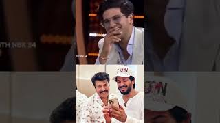 Balayya and DQ call Mammootty😂 balayya mammootty dulquersalmaan luckybhaskar [upl. by Gilchrist]