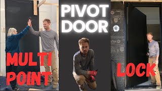 Pivot Door  Siegenia MultiPoint Locking System [upl. by Auoz]