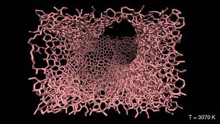 Generation of amorphous carbon structure using the liquid quench method  LAMMPS with reaxff [upl. by Taimi]