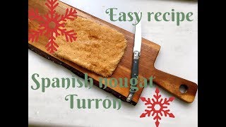 How to make a very easy version of Turrón de Jijona  turrón blando  Spanish nougat [upl. by Koval]