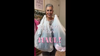 BIG Thrift Store Haul amp Try On Fashion Over 50 [upl. by Bunce]