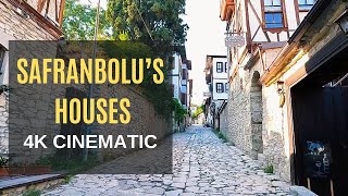 The Houses of Safranbolu  4K Cinematic Scenes [upl. by Lesiram]