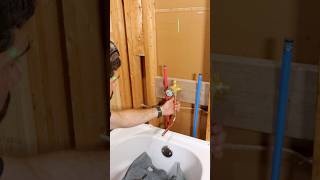 Tub Shower Valve Installation Tips  shorts homerepairtutor [upl. by Gilemette]