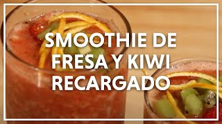 Smoothie de Fresa y Kiwi Recargado [upl. by Lotson]