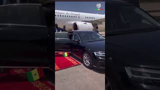 Arrivé du président Bassirou Diomaye Faye senegal afrique dakar africa kebetu news team221 [upl. by Stoller]