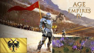 Age of Empires 4 Gameplay  aoe 4  aoe4 beginner guide  age 4 gameplay [upl. by Aihpledalihp412]