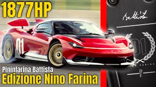 1877HP Pininfarina Battista Edizione Nino Farina Revealed [upl. by Malaspina]