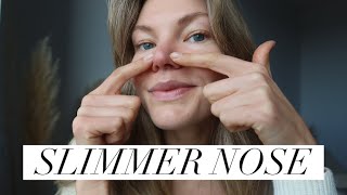 SLIMMER amp SHARPER NOSE Massage amp Exercises [upl. by Chemar]