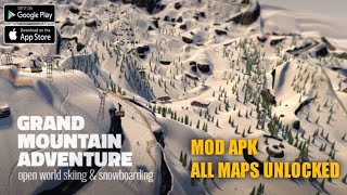 Apk Mods Grand Mountain Adventure Gameplay all maps unlocked [upl. by Leinadnhoj]